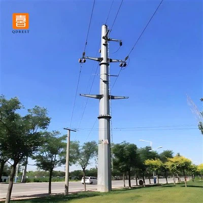 Túr Monopóil Cruach Iarainn Galbhánaithe 33kV
